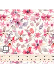 Pink flower style with pink,red colors - Image 5