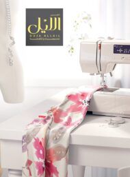 Pink flower style with pink,red colors - Image 7