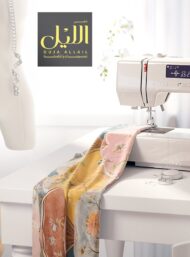 Fan flower style with pink,blue colors - Image 7