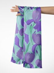 Plant flower style with purple,green colors - Image 3