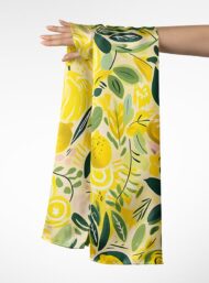 Lemon flower style with yellow, green colors - Image 3