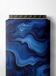 Waves abstract style with blue,grey colors