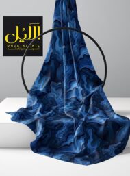 Waves abstract style with blue,grey colors - Image 2