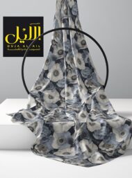 Decorative flower style with grey,white colors - Image 2