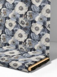 Decorative flower style with grey,white colors - Image 4