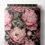 Flowers flower style with pink,green colors