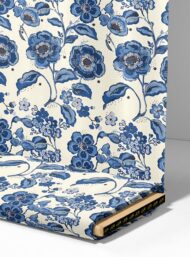 Blue flower style with blue, white colors - Image 4