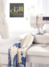 Blue flower style with blue, white colors - Image 7