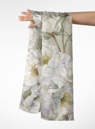 Flowers flower style with white,green colors - Image 3