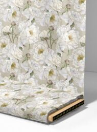 Flowers flower style with white,green colors - Image 4