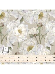 Flowers flower style with white,green colors - Image 5