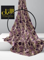 Nature flower style with purple,green colors - Image 2