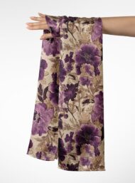 Nature flower style with purple,green colors - Image 3