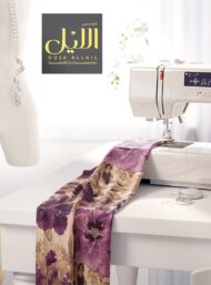 Nature flower style with purple,green colors - Image 7