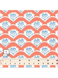 Pattern flower style with blue,red colors - Image 5