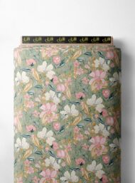 Flowers flower style with pink,green colors