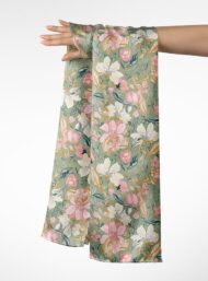 Flowers flower style with pink,green colors - Image 3