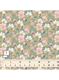 Flowers flower style with pink,green colors - Image 5