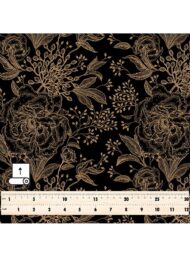 Floral flower style with black, brown colors - Image 5