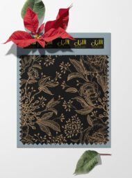 Floral flower style with black, brown colors - Image 6