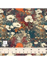 Flowers flower style with red,white colors - Image 5