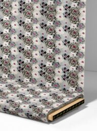 Peony flower style with black,white colors - Image 4