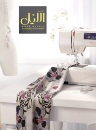 Peony flower style with black,white colors - Image 7