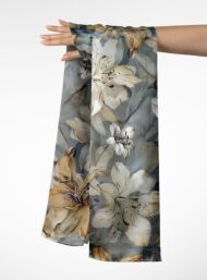 Flowers flower style with white,yellow colors - Image 3