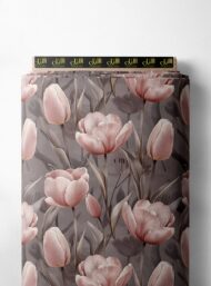 Flowers flower style with pink, grey colors