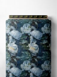 Flowers flower style with blue,green colors