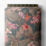 Flowers flower style with green,pink colors