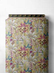 Nature flower style with green,pink colors