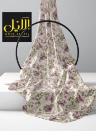 Nature flower style with green,purple colors - Image 2