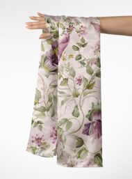 Nature flower style with green,purple colors - Image 3