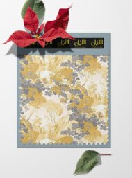 Floral flower style with yellow,grey colors - Image 6