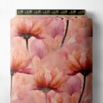 Nature flower style with pink,red colors