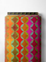 Colorful geometric style with red,pink colors