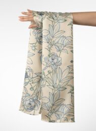 Floral flower style with green,white colors - Image 3