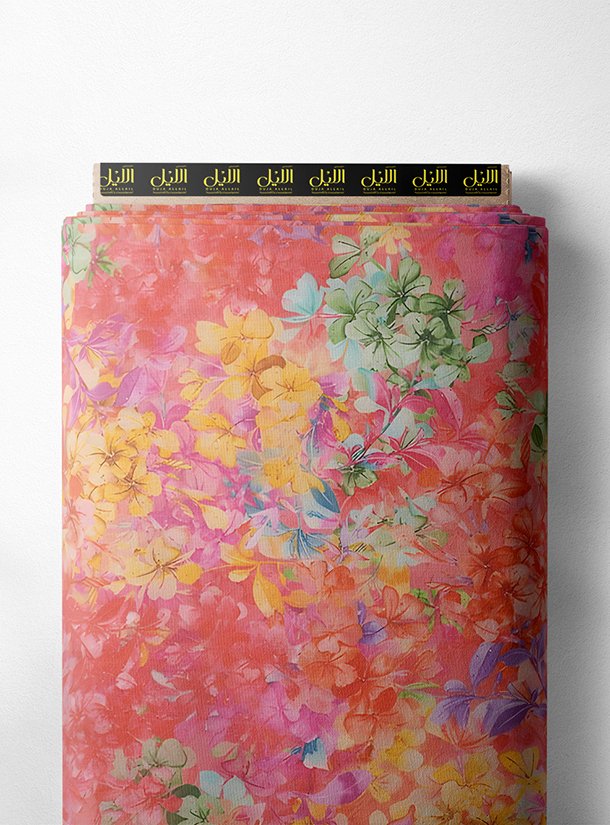 LAI01-0751_1-1.jpg Nature flower style with pink,yellow colors - Image 1