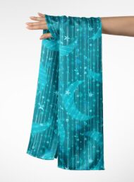 Moon mixed style with blue, white colors - Image 3