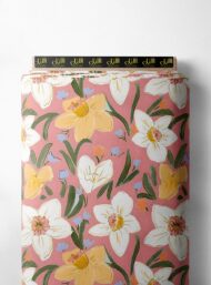 Botanical flower style with yellow,white colors