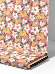 Botanical flower style with yellow,white colors - Image 4