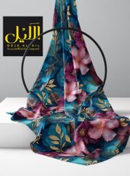 Flowers flower style with blue,pink colors - Image 2