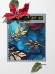 Flowers flower style with blue,pink colors - Image 6