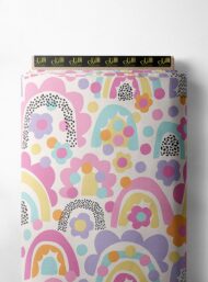 Rainbow others style with pink,purple colors