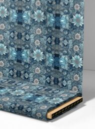 Nature flower style with blue,grey colors - Image 4