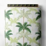 Palm nature style with green,yellow colors