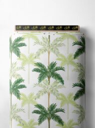 Palm nature style with green,yellow colors
