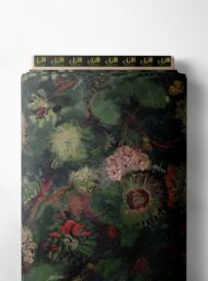 Flora flower style with green,red colors