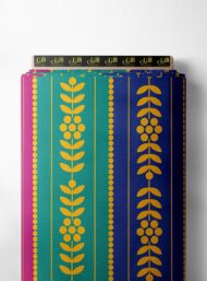 Floral flower style with pink,green colors